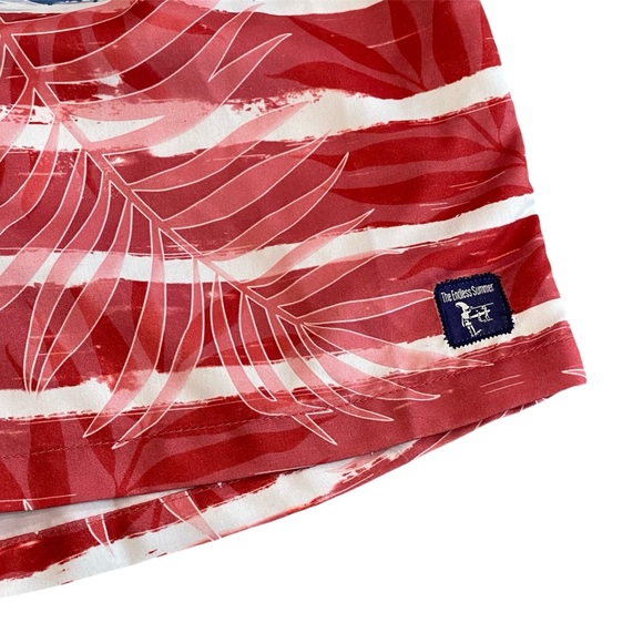 The Endless Summer men’s red white blue fish print swim trunks patriotic size S - Picture 2 of 10
